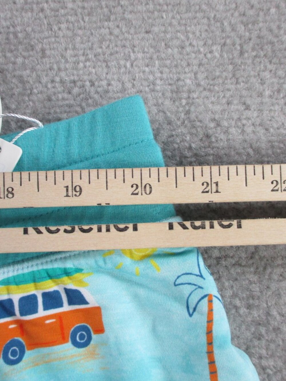 Little Sleepies Pajama Shorts Womens 2XL Blue Surf Life Print Bamboo Lounge PJs - Picture 5 of 8